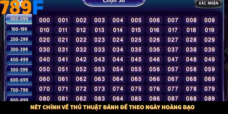 Nét chính về thủ thuật đánh đề theo ngày hoàng đạo